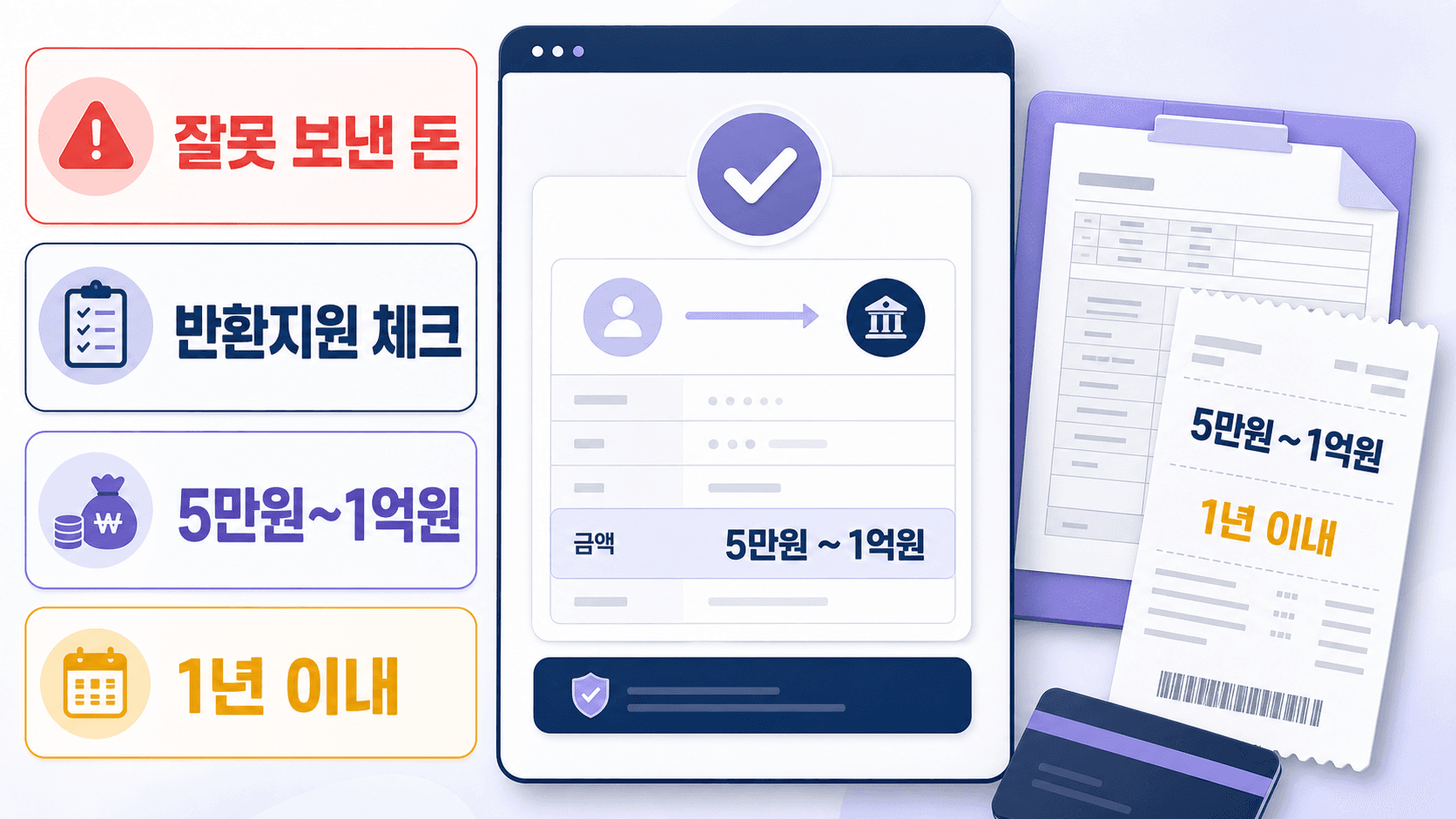 착오송금 반환지원 신청 전, 은행 요청부터 확인하세요