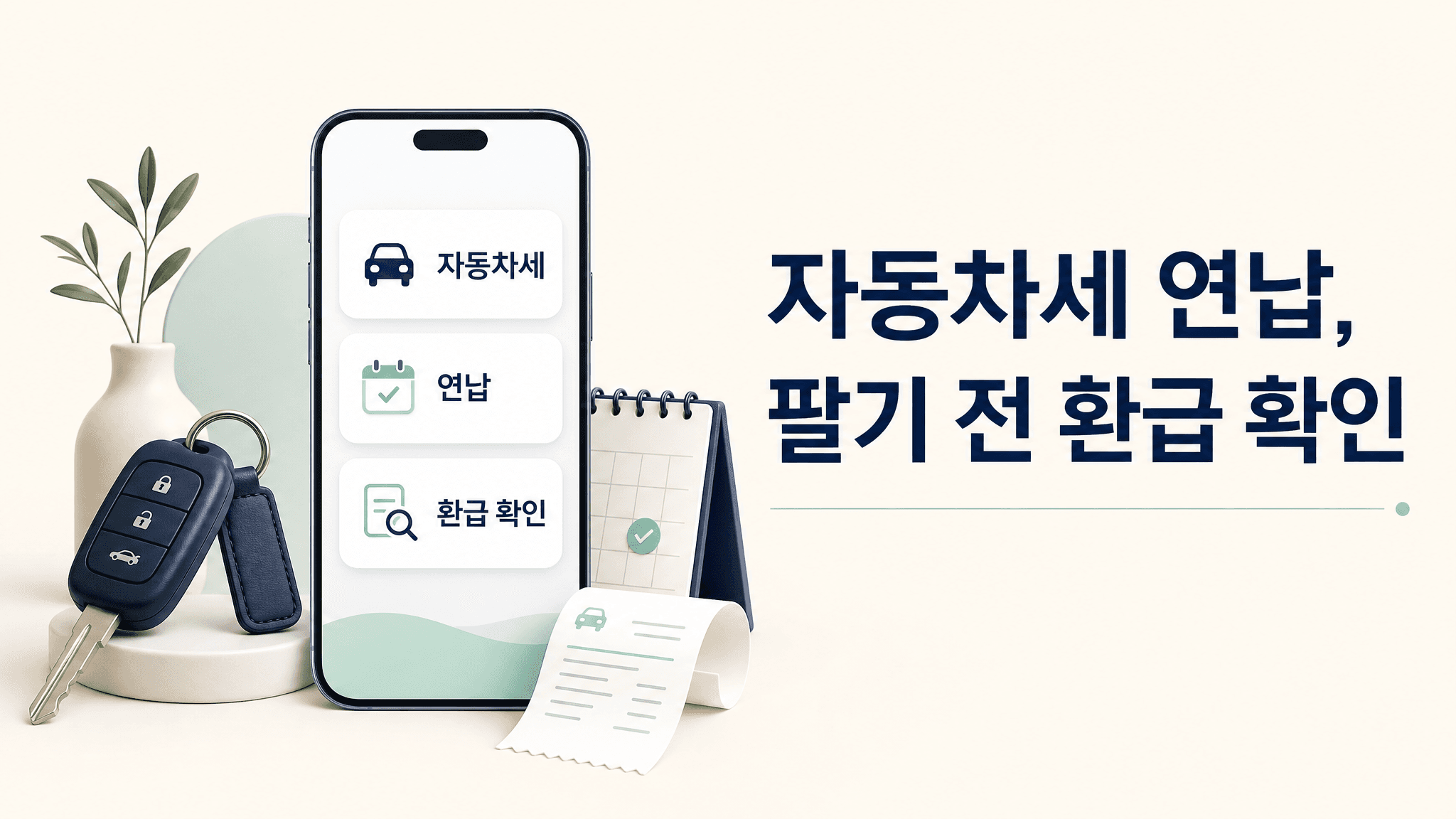자동차세 연납했다면, 팔기 전 환급부터 확인하세요