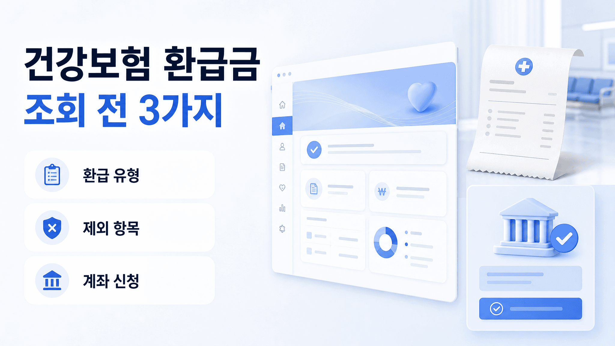 건강보험 환급금 조회 방법: 병원비 많이 냈다면 본인부담상한제부터 확인하세요