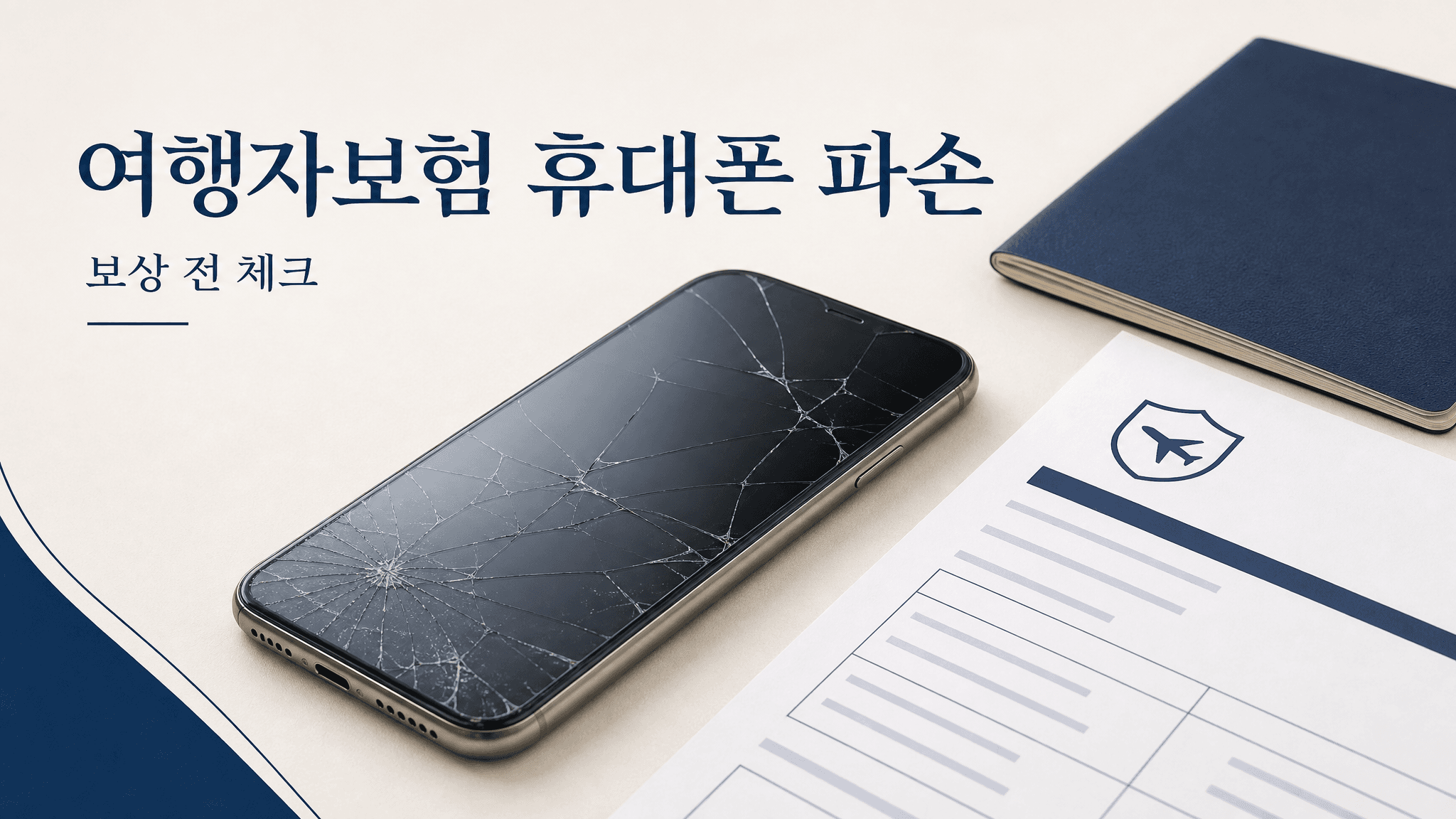 2026 해외여행자보험 휴대폰 파손 보상 체크리스트: 휴대품손해 한도·자기부담금·청구서류