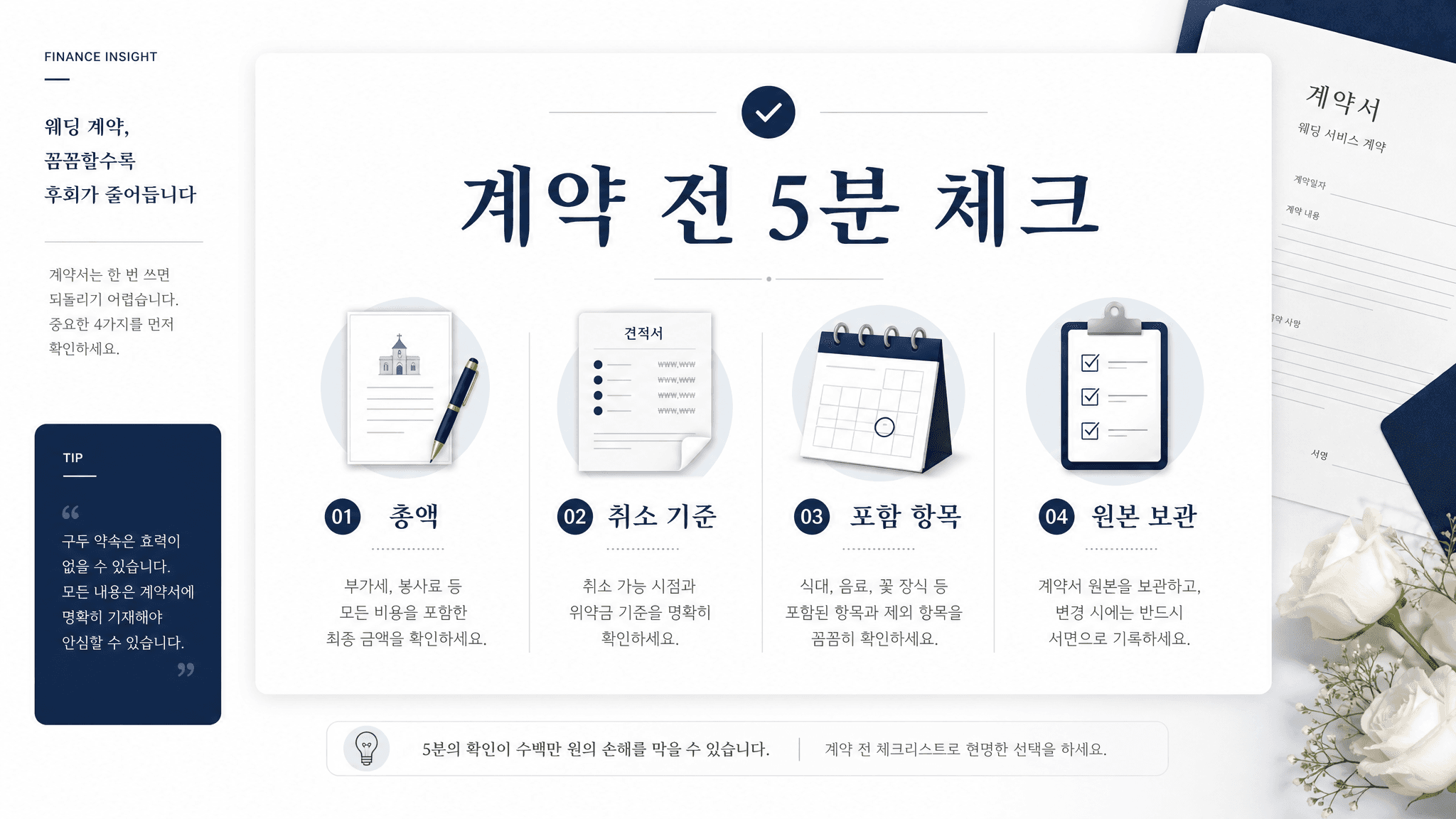 결혼서비스 계약 전, 위약금부터 확인하세요